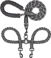 iYoShop Dual Dog Leash with 360° swivel clasp reduces tangling during walks.