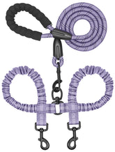 iYoShop dual dog leash 360 swivel ensures smooth movement and reduces tangling during walks.