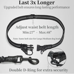 iYoShop Hands Free Leash extra handles offer precise control.