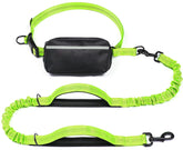 iyoshop hands-free leash with zipper pouch enables on-the-go essentials during walks