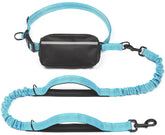 iYoShop hands-free dog leash with zipper pouch for easy on-the-go storage