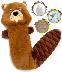 Jalousie wolf squeaky toy for medium to large dogs