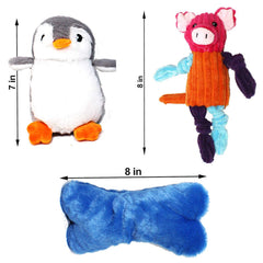 Jalousie dog toy duck squeaky — high visibility for outdoor tossing and chasing.