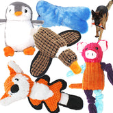 Jalousie dog toy fox squeaky — promotes interactive play and bonding during fetch sessions.