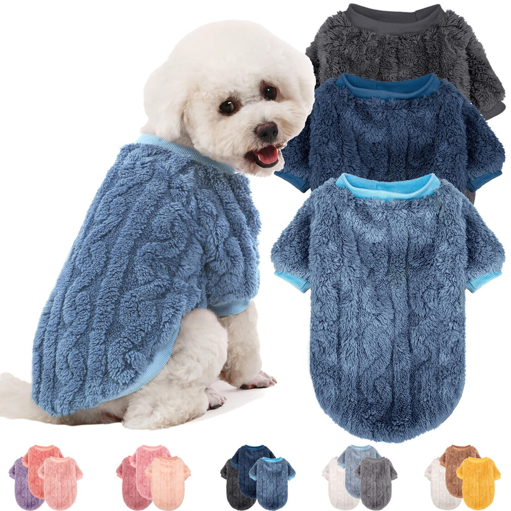 Sudadera para perros JAMPAYANG, pack de tres colores para abrigar al perro