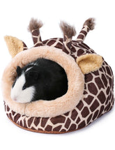 JanYoo Warmer Hedgehog Bed with soft velvet provides cozy naps for small pets.