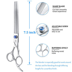 JASON blue jewelled screw detail highlights enhanced tension and smooth cutting action.