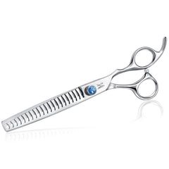 JASON chunkers shears 7in blades close-up for precise dog trims.