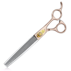 JASON dog grooming scissors 7.5-inch blade closeup for precise trimming.