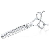 JASON dog grooming scissors with ergonomic handles offer comfortable extended use.