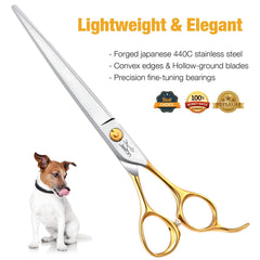 JASON lightweight grooming scissors in use reducing hand fatigue
