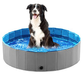 Jasonwell foldable dog pool compact storage for travel and quick setup.