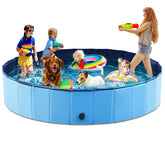 Jasonwell foldable dog pool assembled for quick outdoor cooling and play