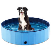 Jasonwell foldable dog pool assembly enables quick bath time setup
