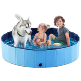 Jasonwell foldable dog pool ready for outdoor use with quick setup and cooling relief on hot days