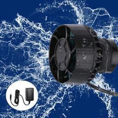 Jebao SLW-10 controller interface highlighting precise flow control for reef tanks.