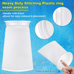 Jecery filter socks in-pack demonstrate durable, washable design for long-lasting tank maintenance.
