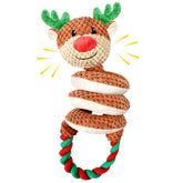 Jeefome Christmas reindeer plush toy for cozy holiday play and bonding