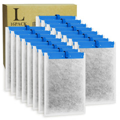 Jeekocaso 16-pack filter cartridges fit Tetra Whisper for versatile multi-tank care
