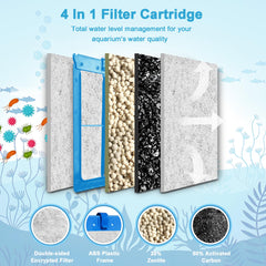 Jeekocaso easy 30-second replacement in Whisper filter compartment