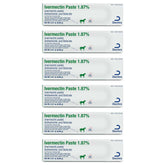 Jeffers ivermectin paste tube-dispense demonstrates easy-dose delivery for parasite control.