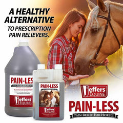 Jeffers Pain-Less gallon jug for barns offering economical ongoing joint comfort support