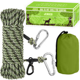 Jenico 100ft dog tie-out cable assembly for secure camping setups.