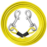 jenico dog tie out cable 25ft shows sturdy 5mm steel core for durable outdoor use
