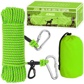Jenico dog tie-out cable 50ft overhead system boosts visibility and safe roaming in parks.