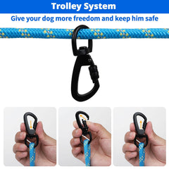 Jenico reflective rope close-up highlighting glow-in-the-dark safety.