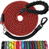 Jenico long dog leash 15ft heavy duty rope for outdoor walks with reliable control