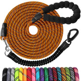 Jenico long-dog-leash-30ft-clip demonstrates a strong clip for reliable dog control