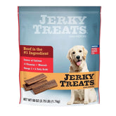 Jerky Treats Tender Beef Strips packaging highlight USA-made quality for dogs