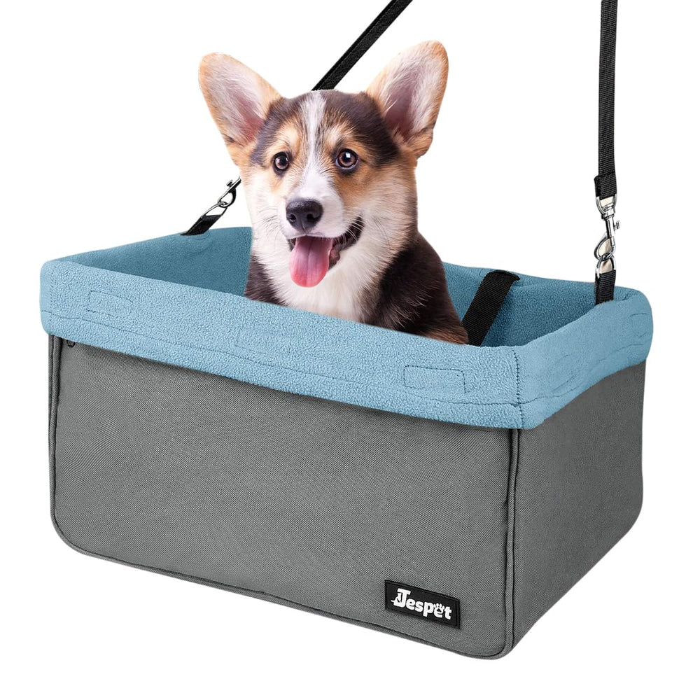 JESPET GOOPAWS dog booster seat with lookout window keeps your pet comfortable during car rides