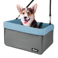 JESPET GOOPAWS dog booster seat with lookout window keeps your pet comfortable during car rides