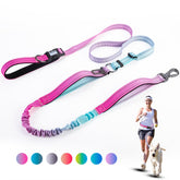 JETOG heavy-duty hands-free leash gradient pink waist belt for comfortable hands-free walking