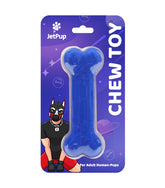 JetPup Blue Bone chew toy front view ideal for playful human pup role play.