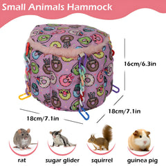 Refugio privado Jevnd para jaula, cálido y seguro para pequeñas mascotas.