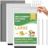 JeyPawv PAC11-11039 insulated flap front view shows energy-saving weather protection for pets.