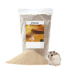 JFWOD hamster bath sand bag front view, large 7.7 lb supply for refills