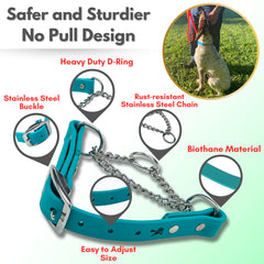 JIM HODGES DOG TRAINING biothane material close-up, durability and weatherproofing.