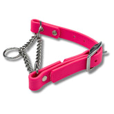 Jim Hodges Dog Training pink XS martingale collar for training and gentle no-pull control.