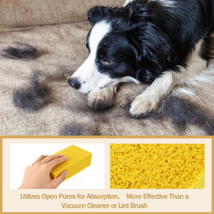 Jingmore car interior use image highlights easy removal of pet hair from upholstery.