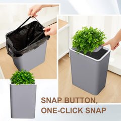 Jingmore plant-styled trash can slim design blends with outdoor decor while hiding trash