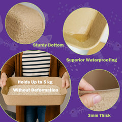 JINVOGREEN sturdy paperboard liner supports longer use