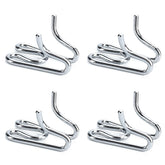 JIPIMON dog collar extra links 4-pack closeup highlights durable chrome finish for long-lasting training.