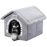 Jiupety indoor dog house frame showing sturdy structure for a stable shelter