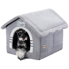 Jiupety indoor dog house frame showing sturdy structure for a stable shelter