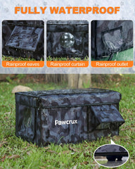 JLSAME escape-door design lets cats exit safely while blocking predators.