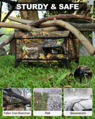 JLSAME weatherproof cat house waterproof-exterior guards against snow and moisture.